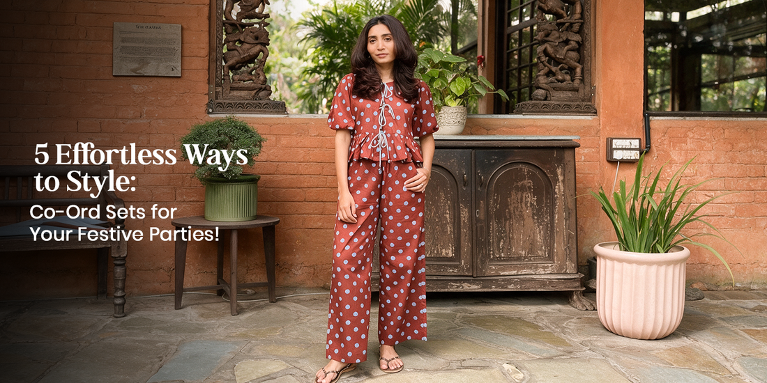 5 Effortless Ways to Style Co-Ord Sets for Your Festive Parties