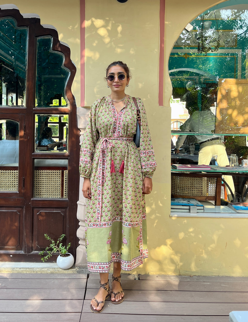 Ocean muse green dress