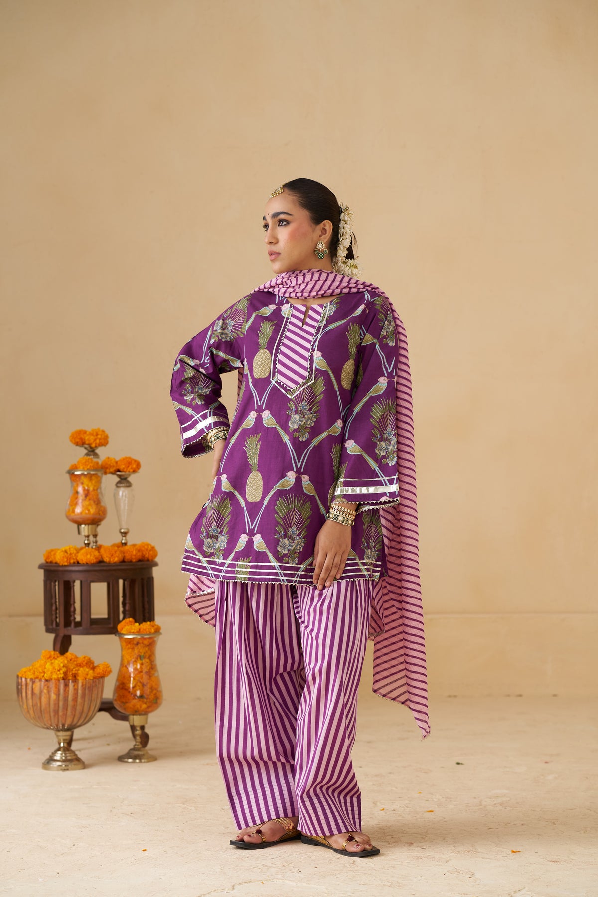 Sunehari farshi set (pre booking - delivered before diwali)