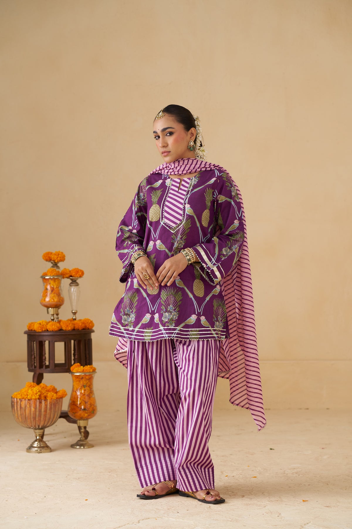 Sunehari farshi set (pre booking - delivered before diwali)