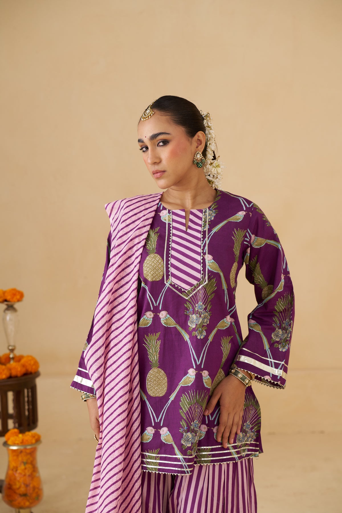 Sunehari farshi set (pre booking - delivered before diwali)