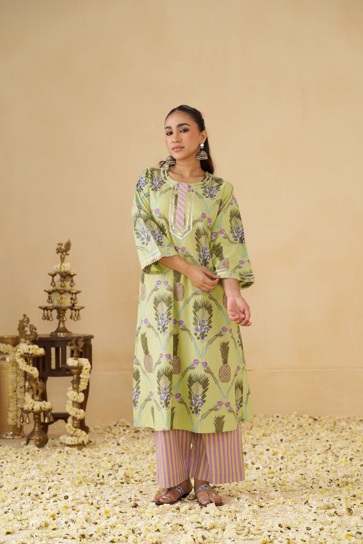 Nimbu Kurta set