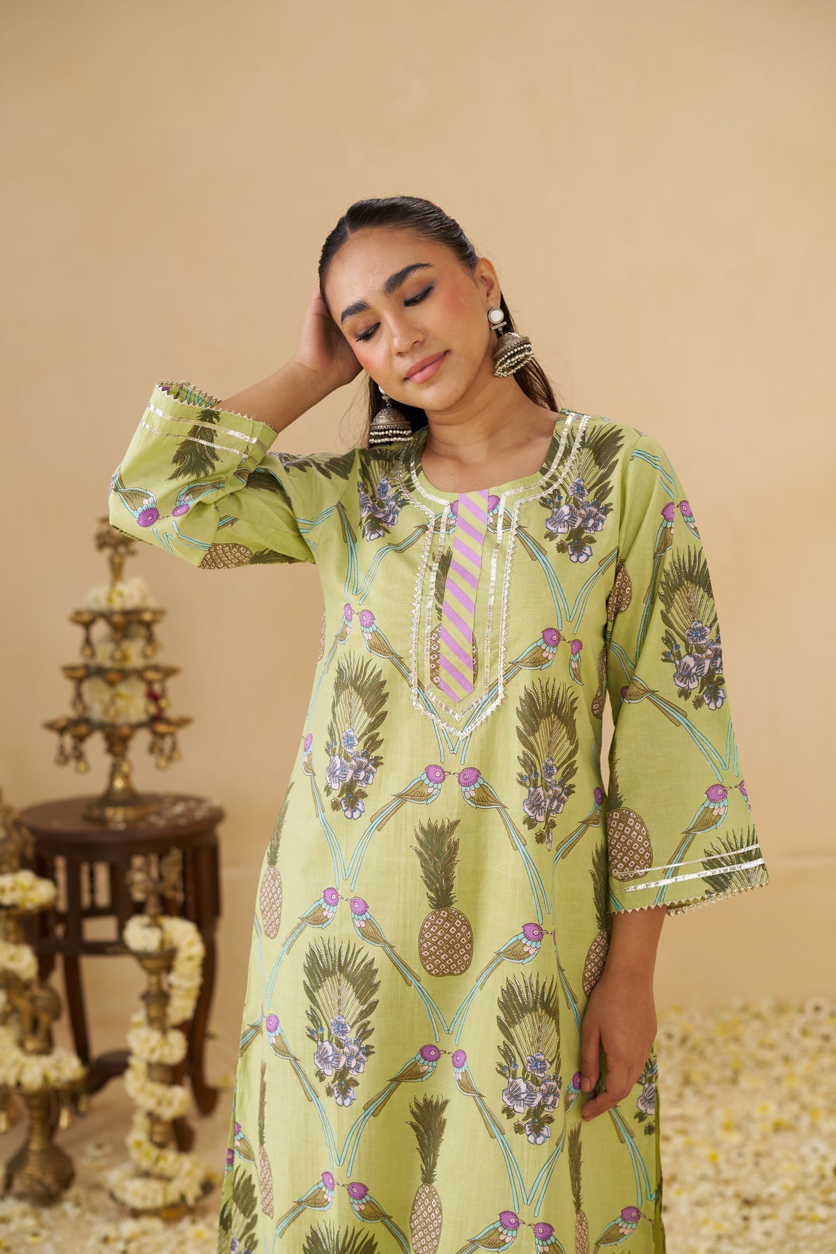 Nimbu Kurta set