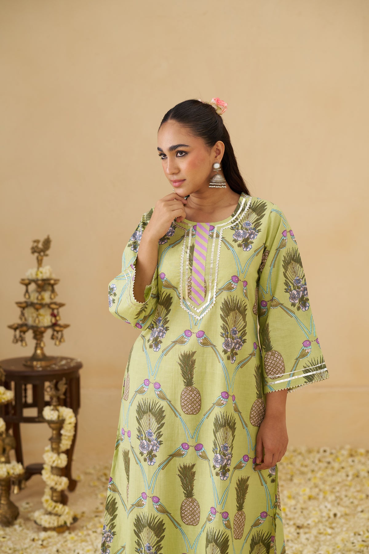 Nimbu Kurta set