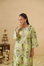 Nimbu Kurta set