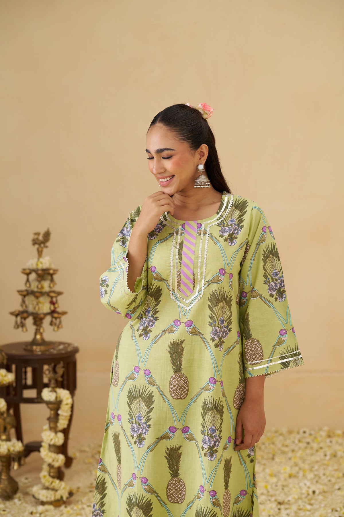 Nimbu Kurta set