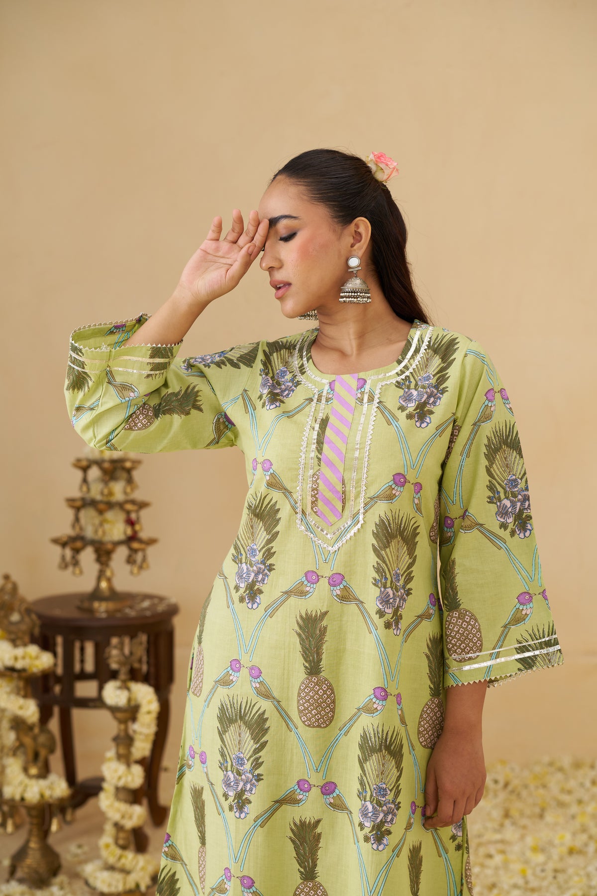 Nimbu Kurta set