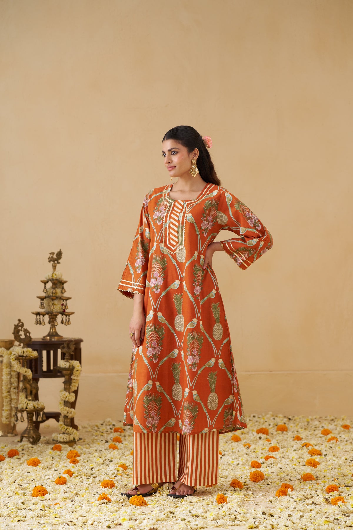 Kesari Kurta set