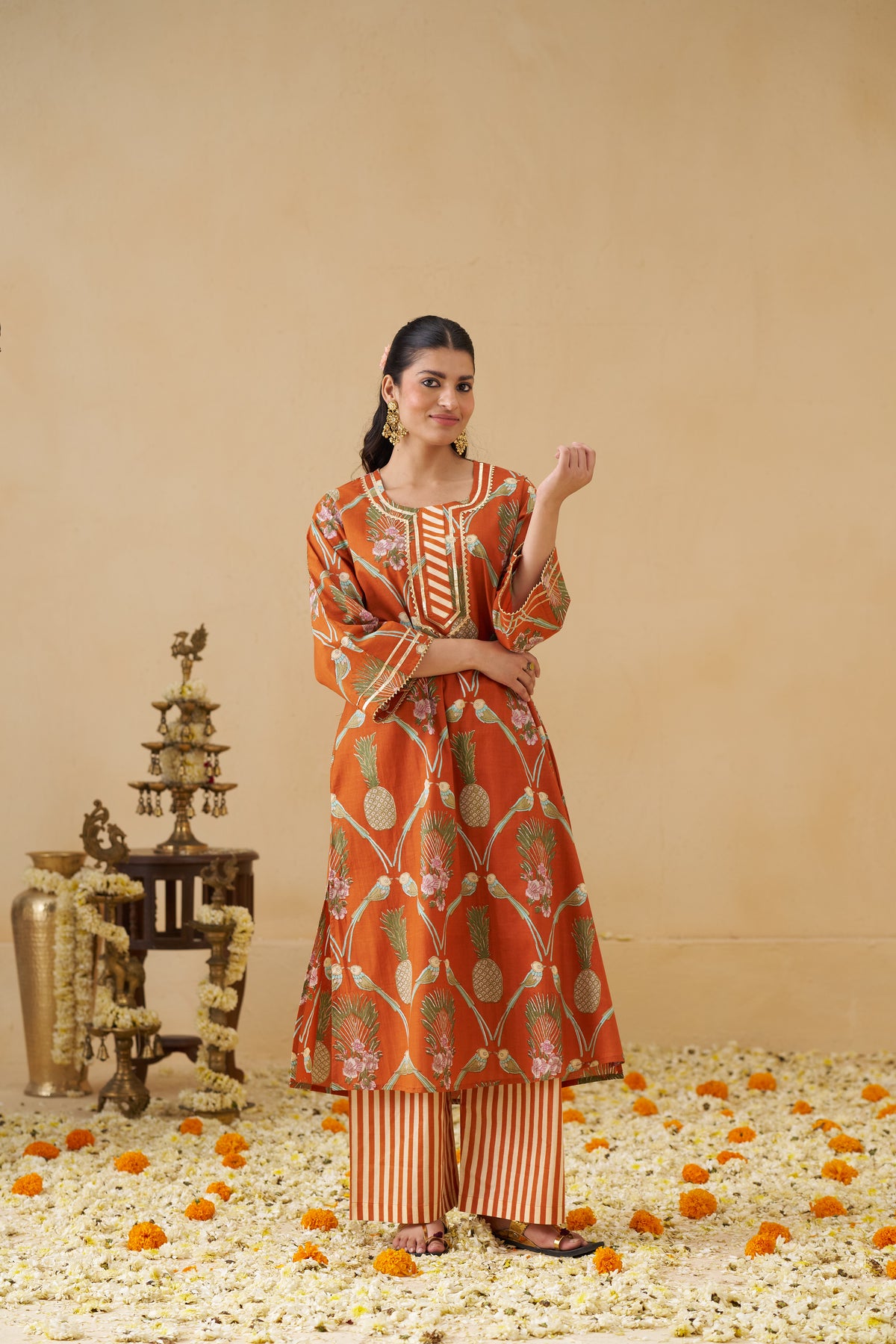 Kesari Kurta set
