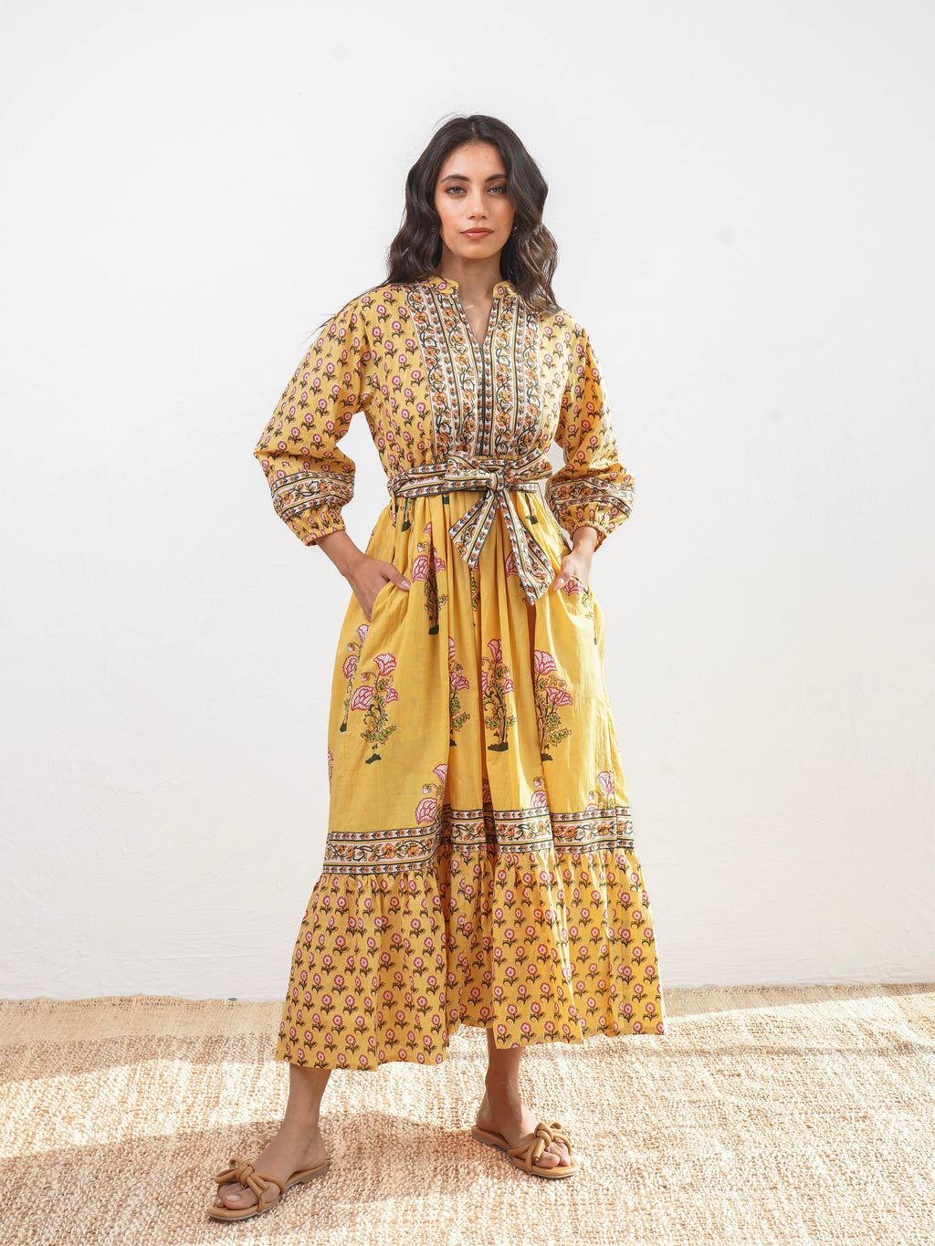 Adaa  yellow dress