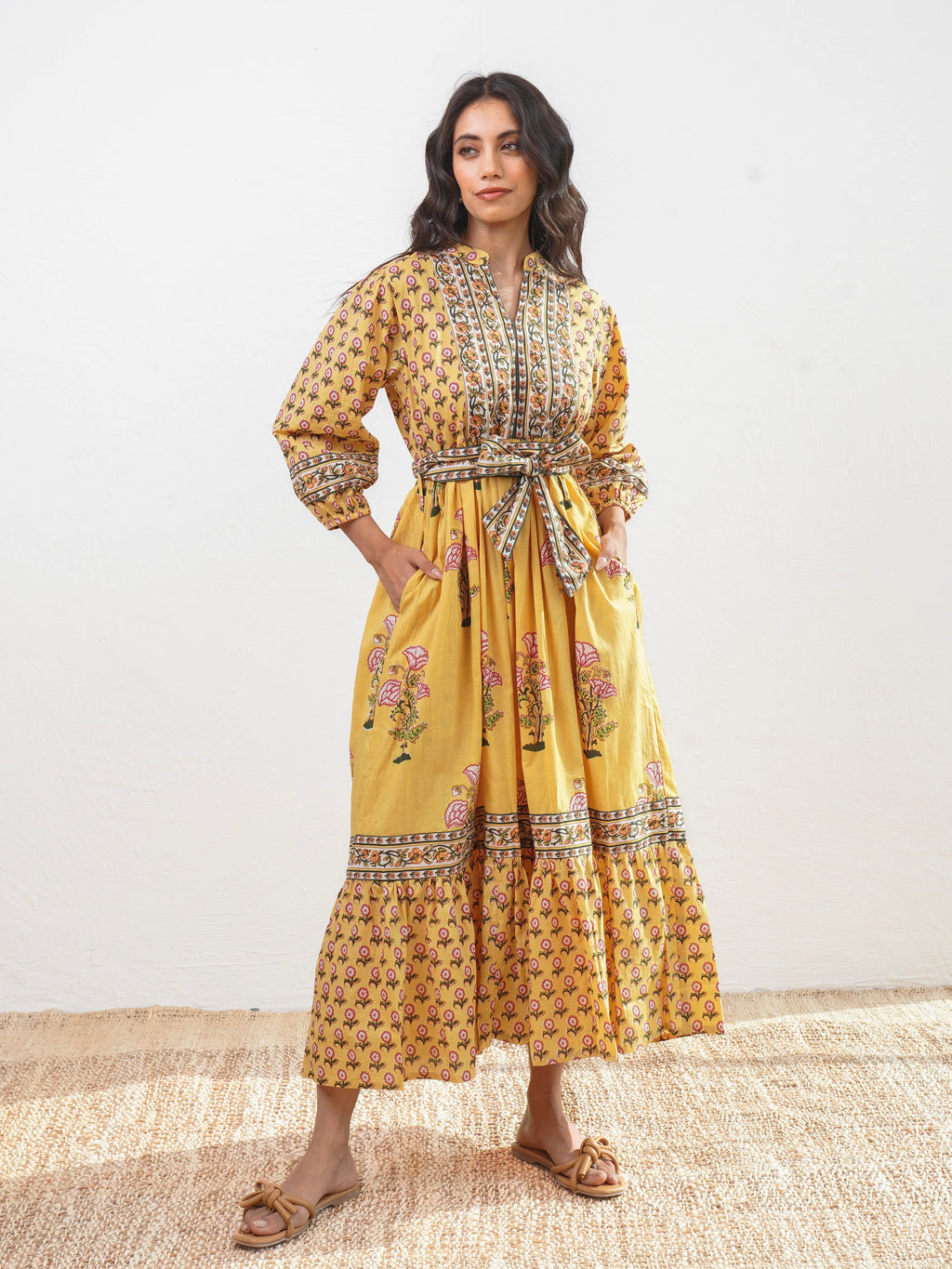 Adaa  yellow dress