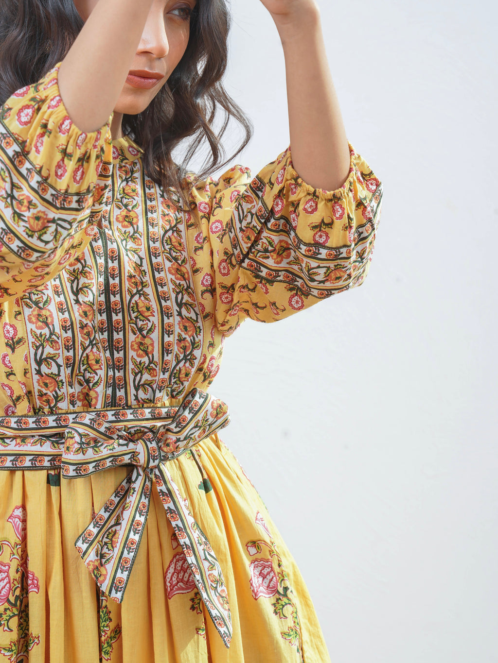 Adaa  yellow dress