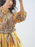 Adaa  yellow dress