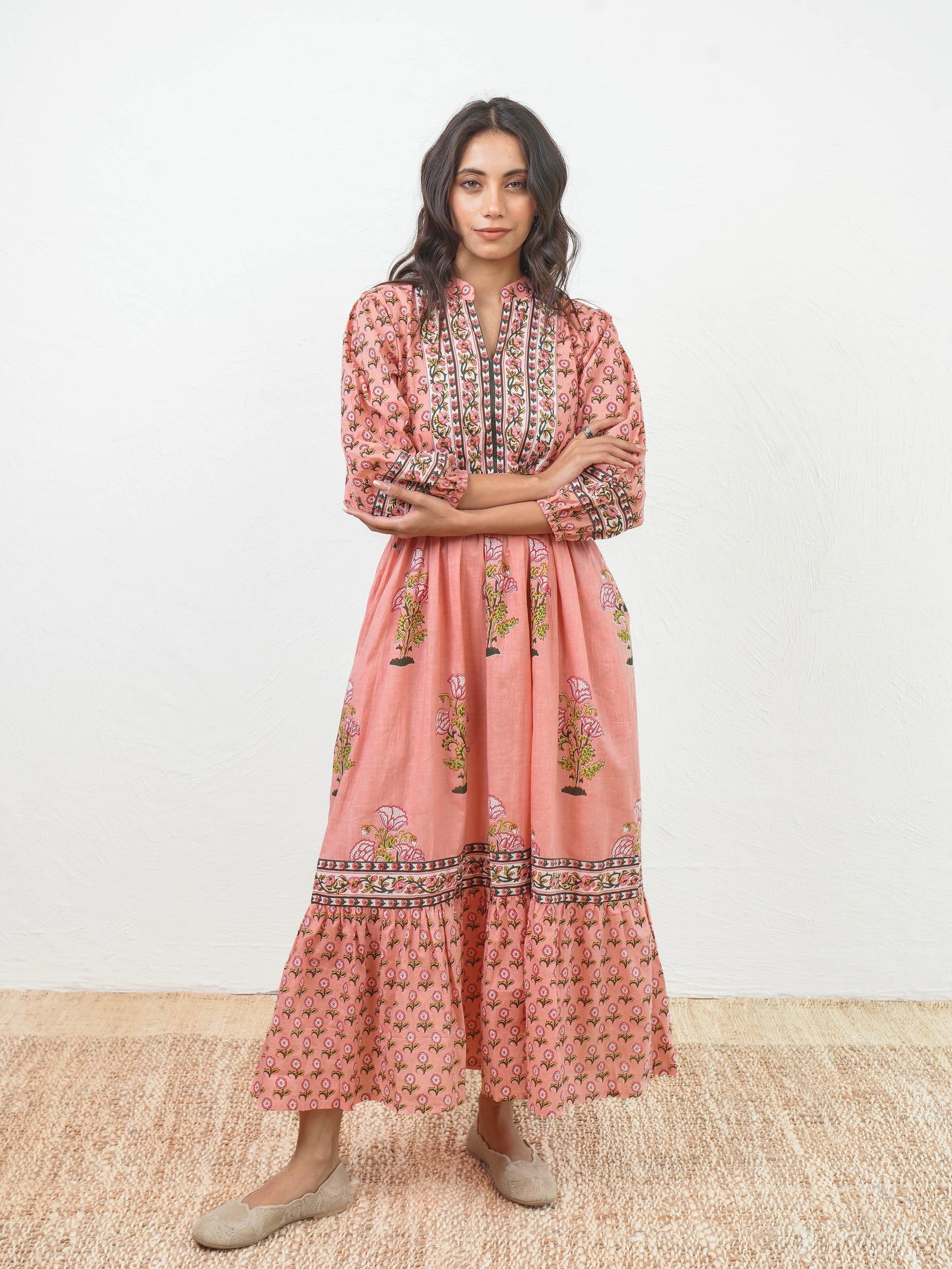 Flora  pink dress
