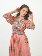 Flora  pink dress