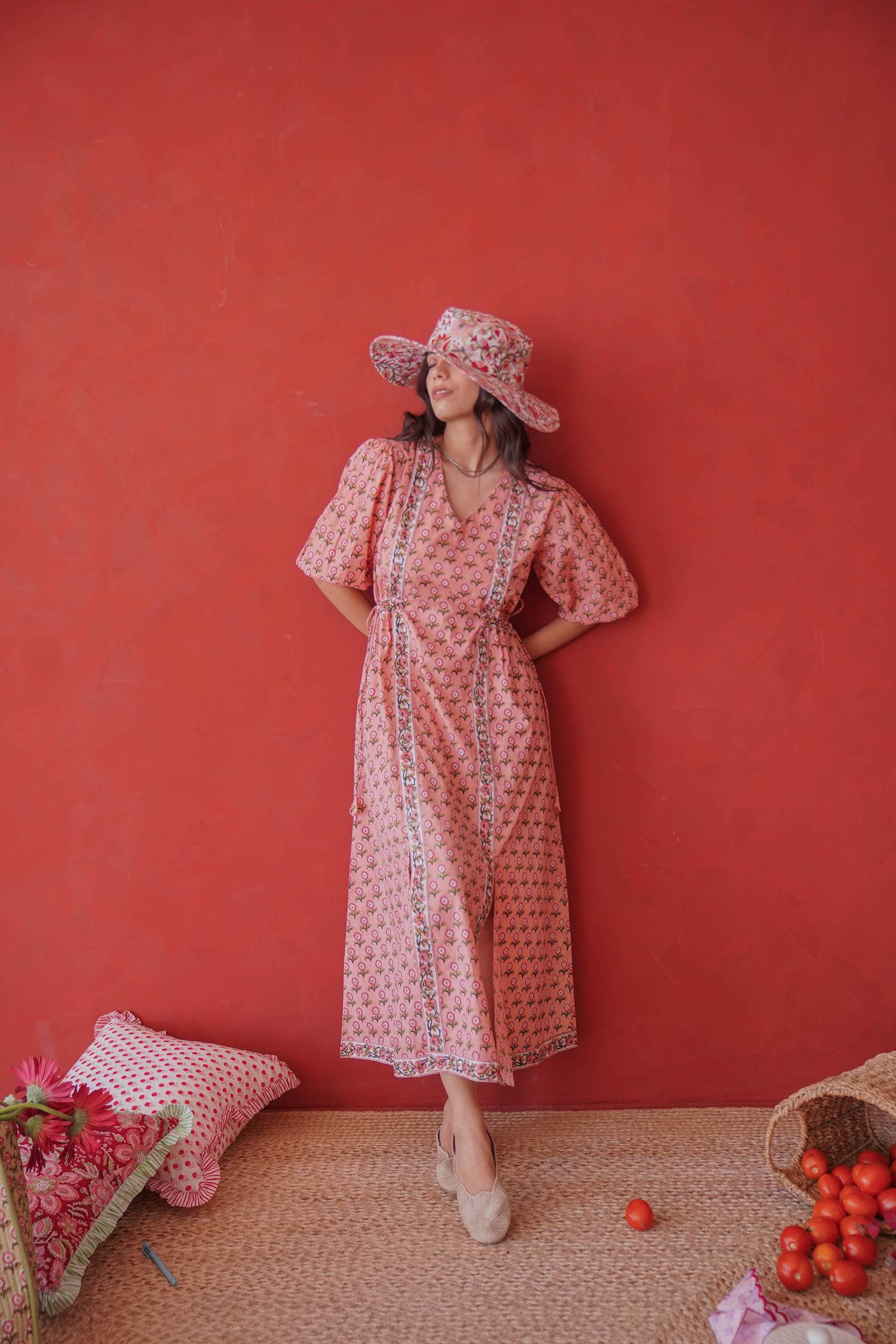 PINK BUTI DRESS