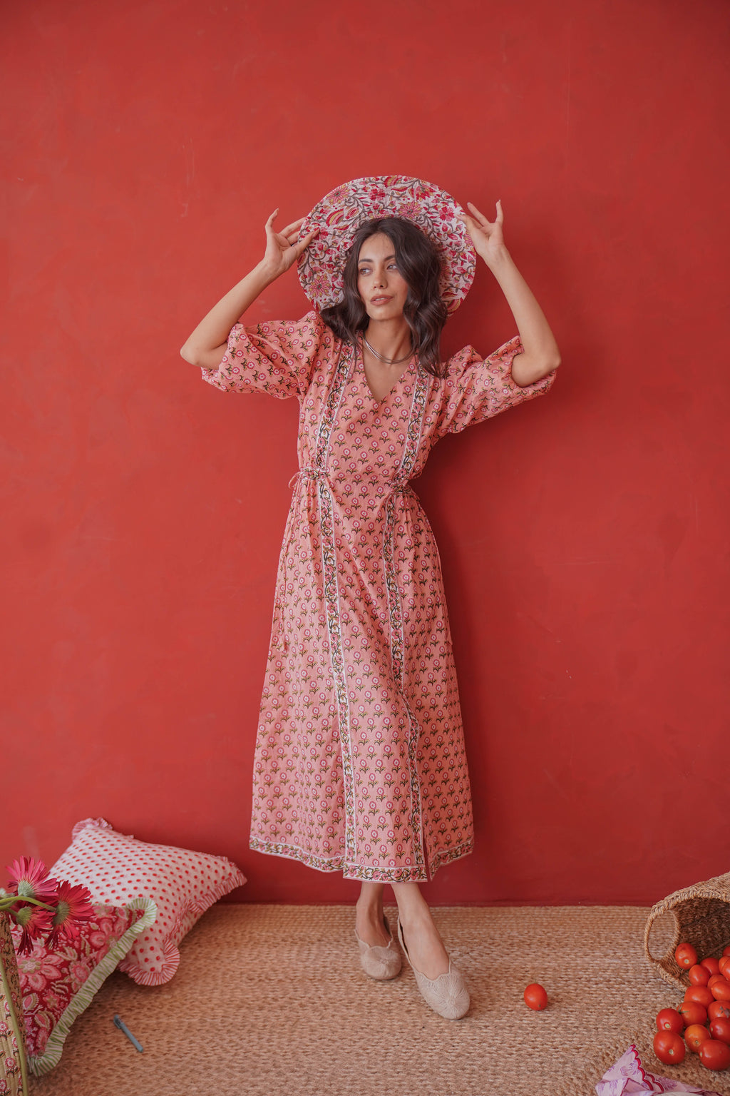 PINK BUTI DRESS