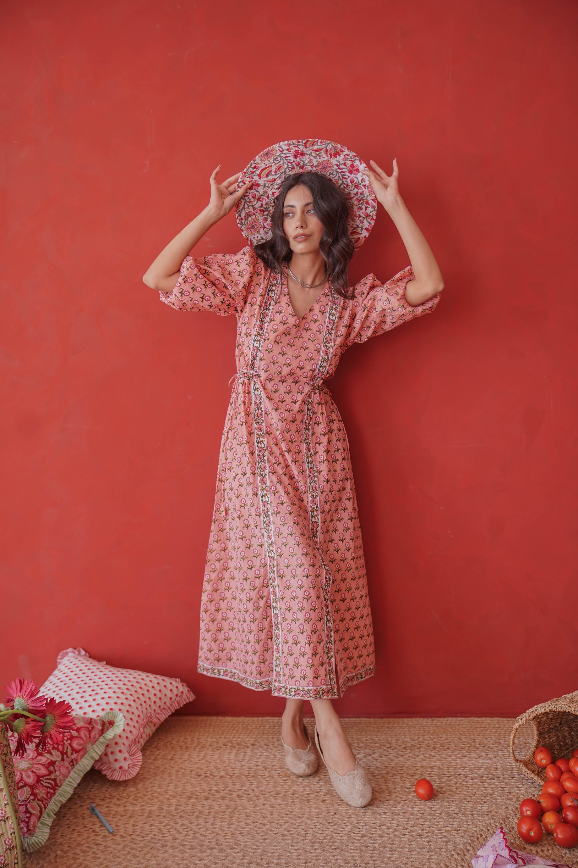 PINK BUTI DRESS