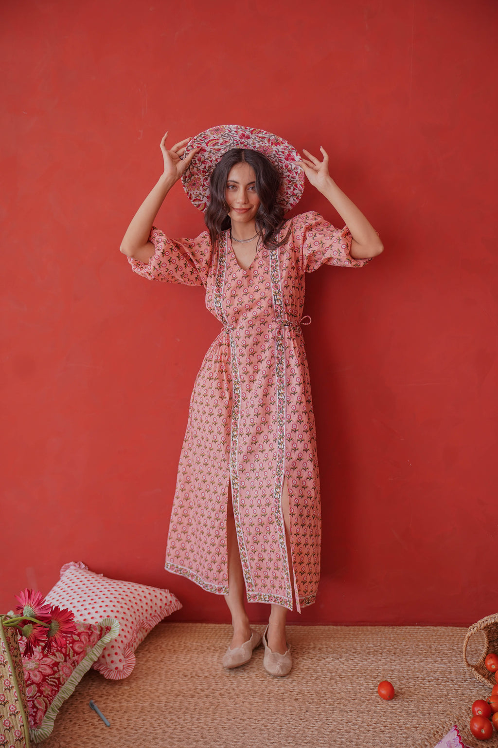 PINK BUTI DRESS
