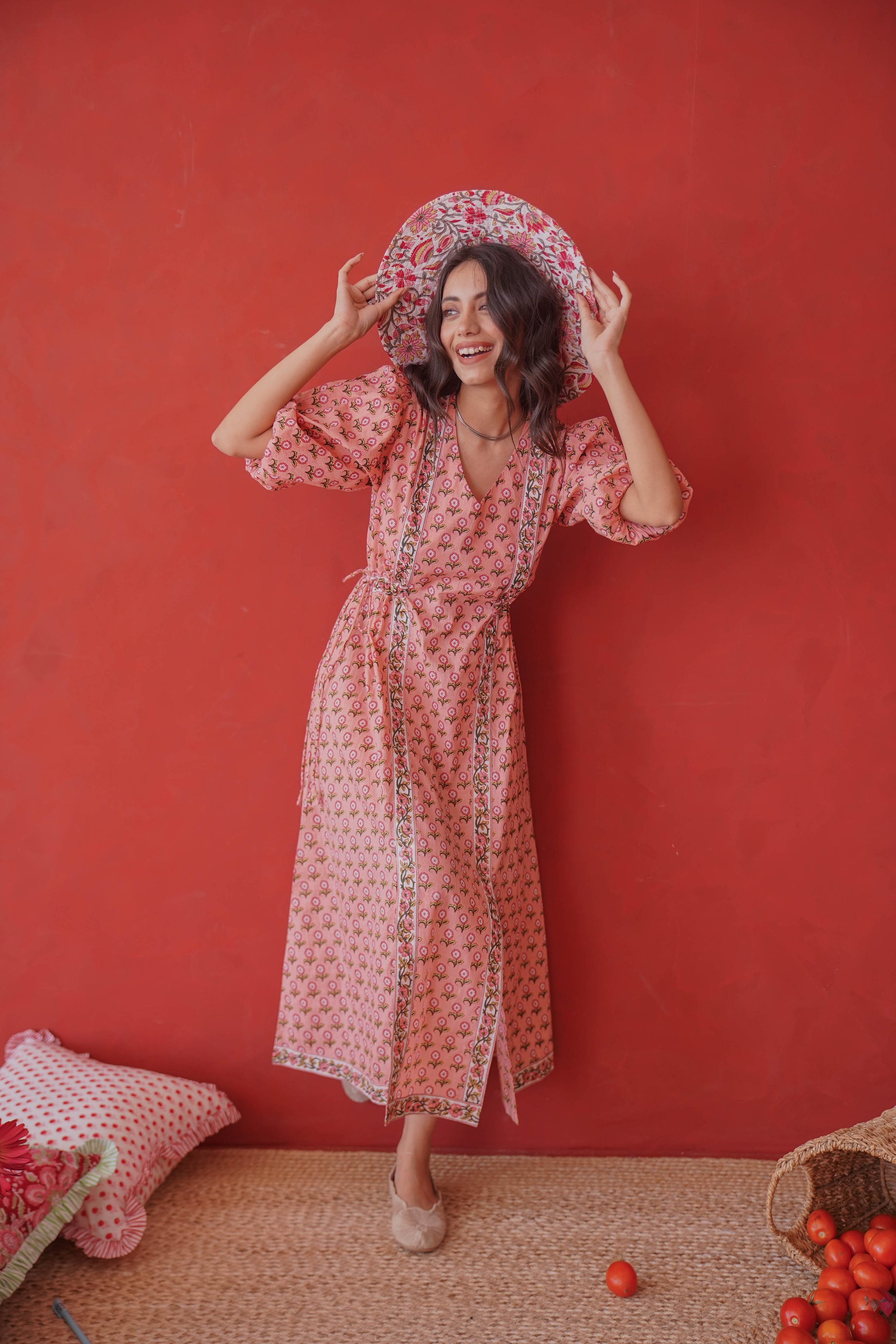 PINK BUTI DRESS