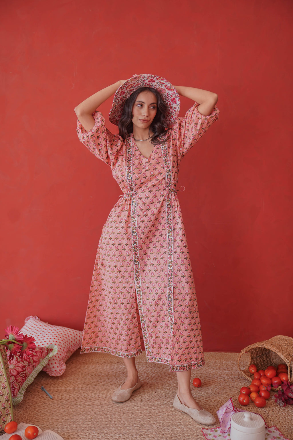 PINK BUTI DRESS