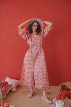 PINK BUTI DRESS