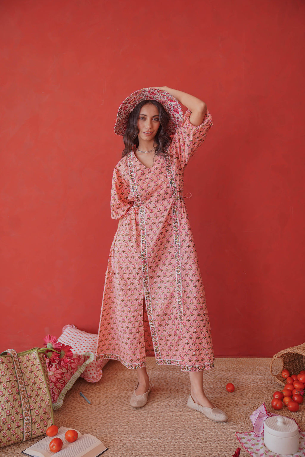 PINK BUTI DRESS