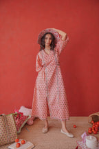 PINK BUTI DRESS