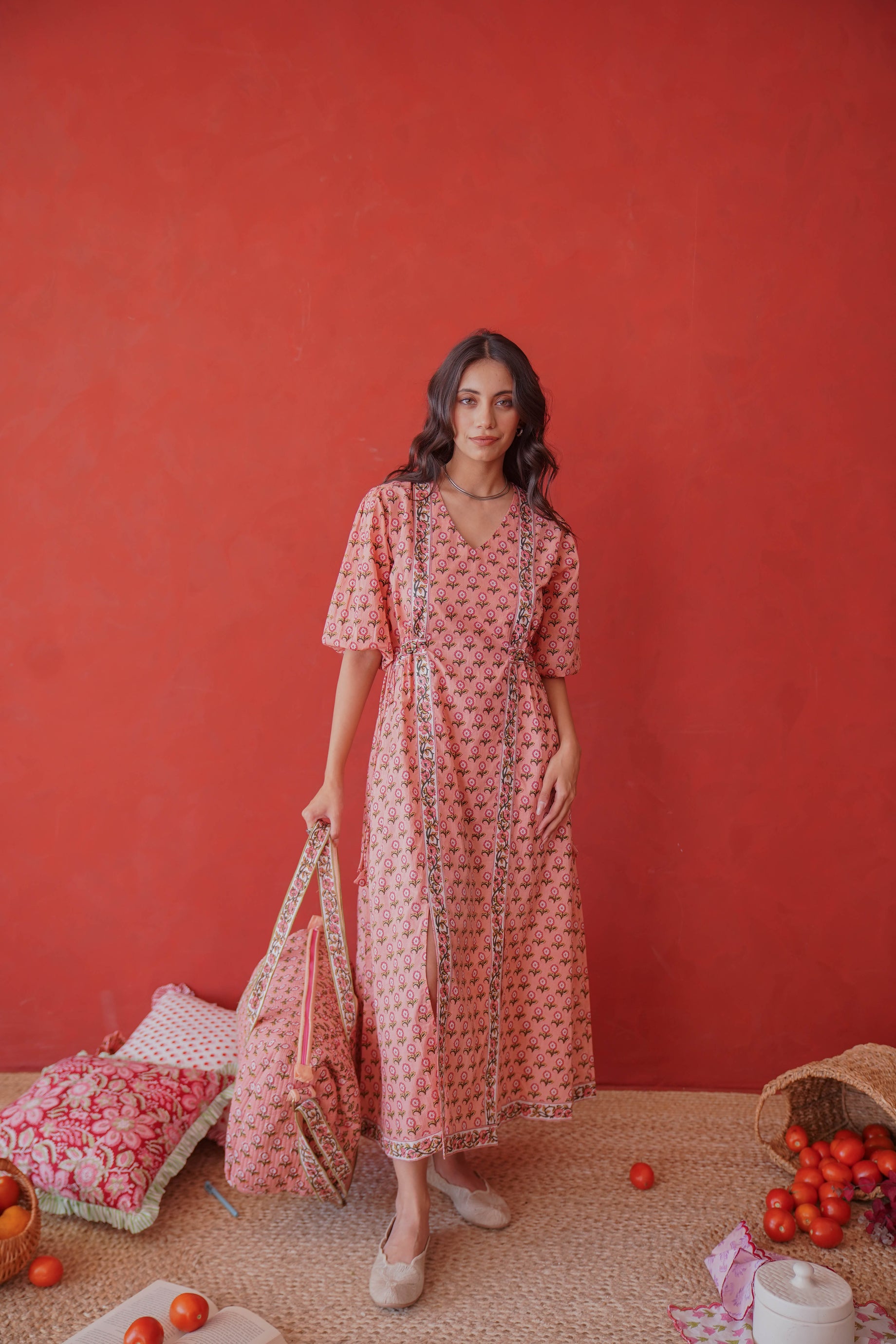 PINK BUTI DRESS