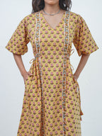 YELLOW BUTI DRESS