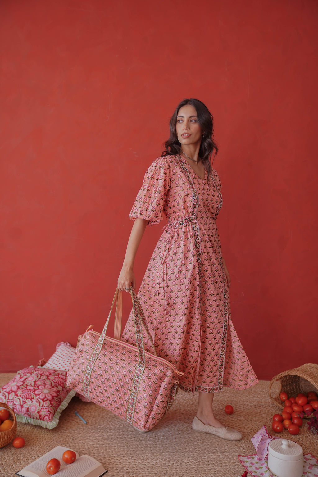 PINK BUTI DRESS