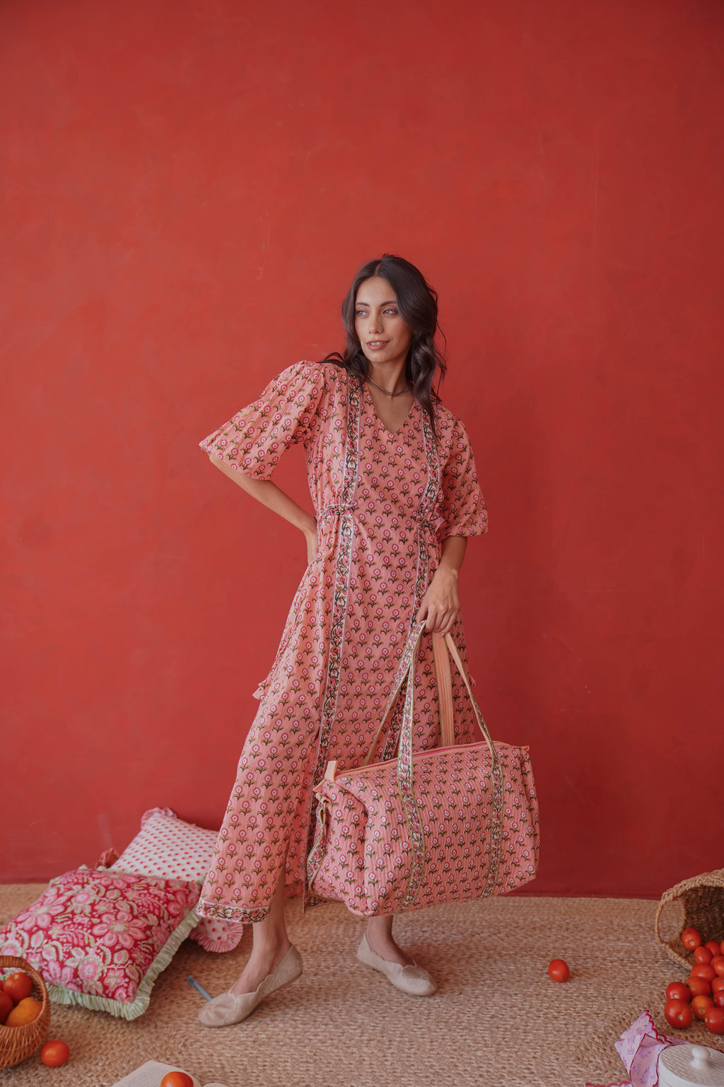 PINK BUTI DRESS