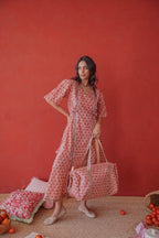 PINK BUTI DRESS
