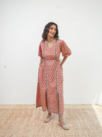 PINK BUTI DRESS
