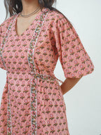 PINK BUTI DRESS