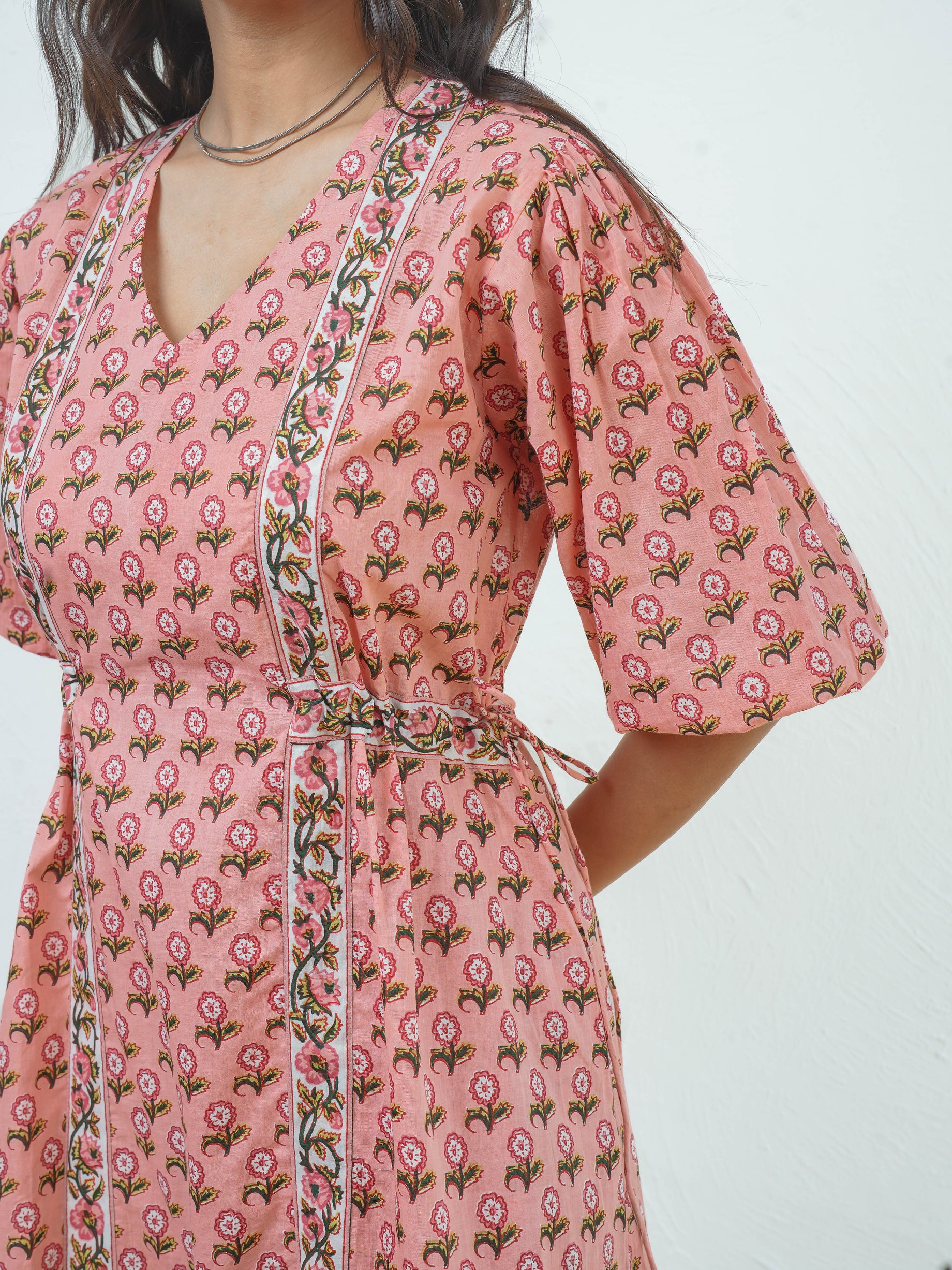 PINK BUTI DRESS