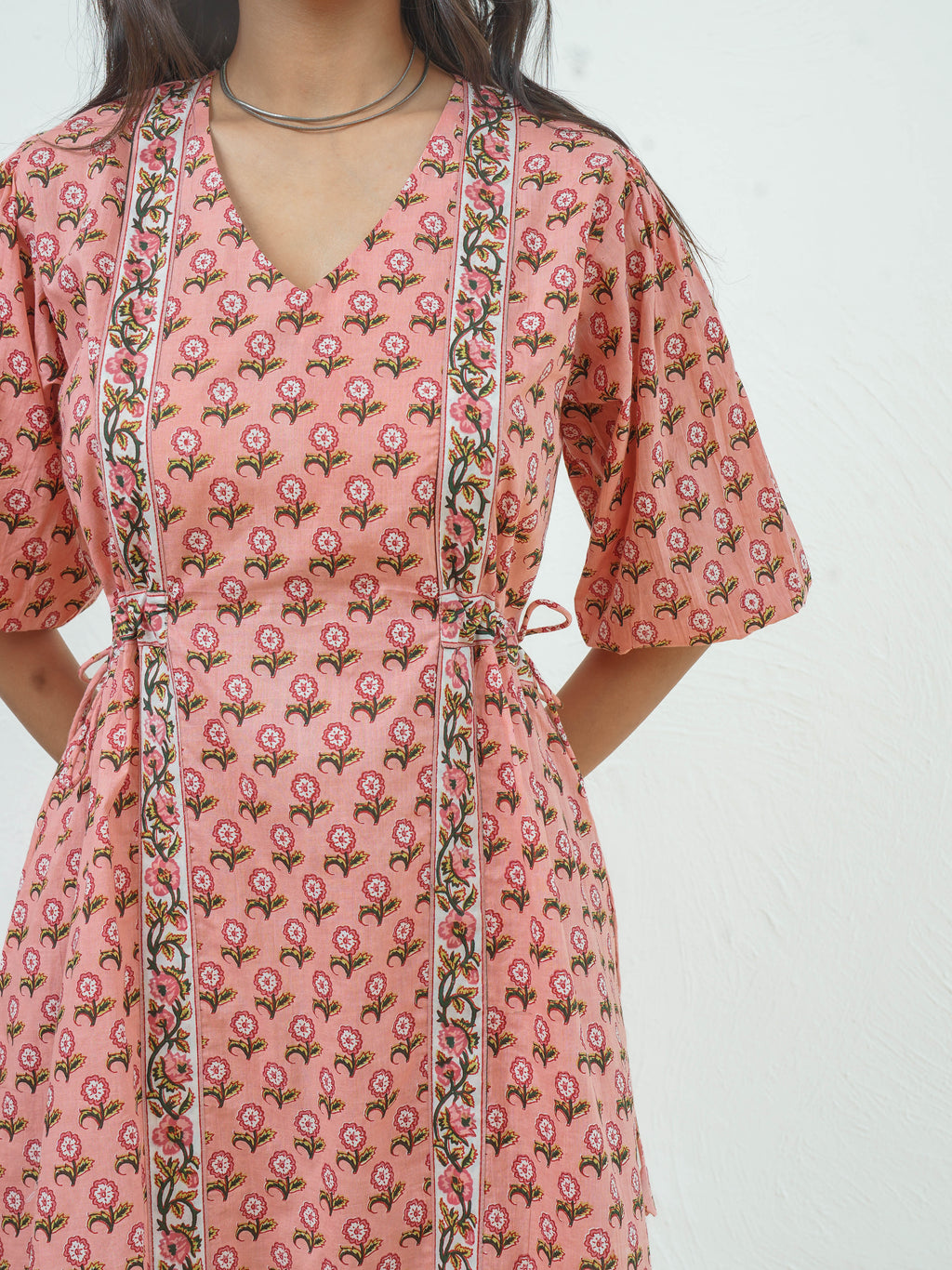 PINK BUTI DRESS