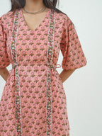 PINK BUTI DRESS
