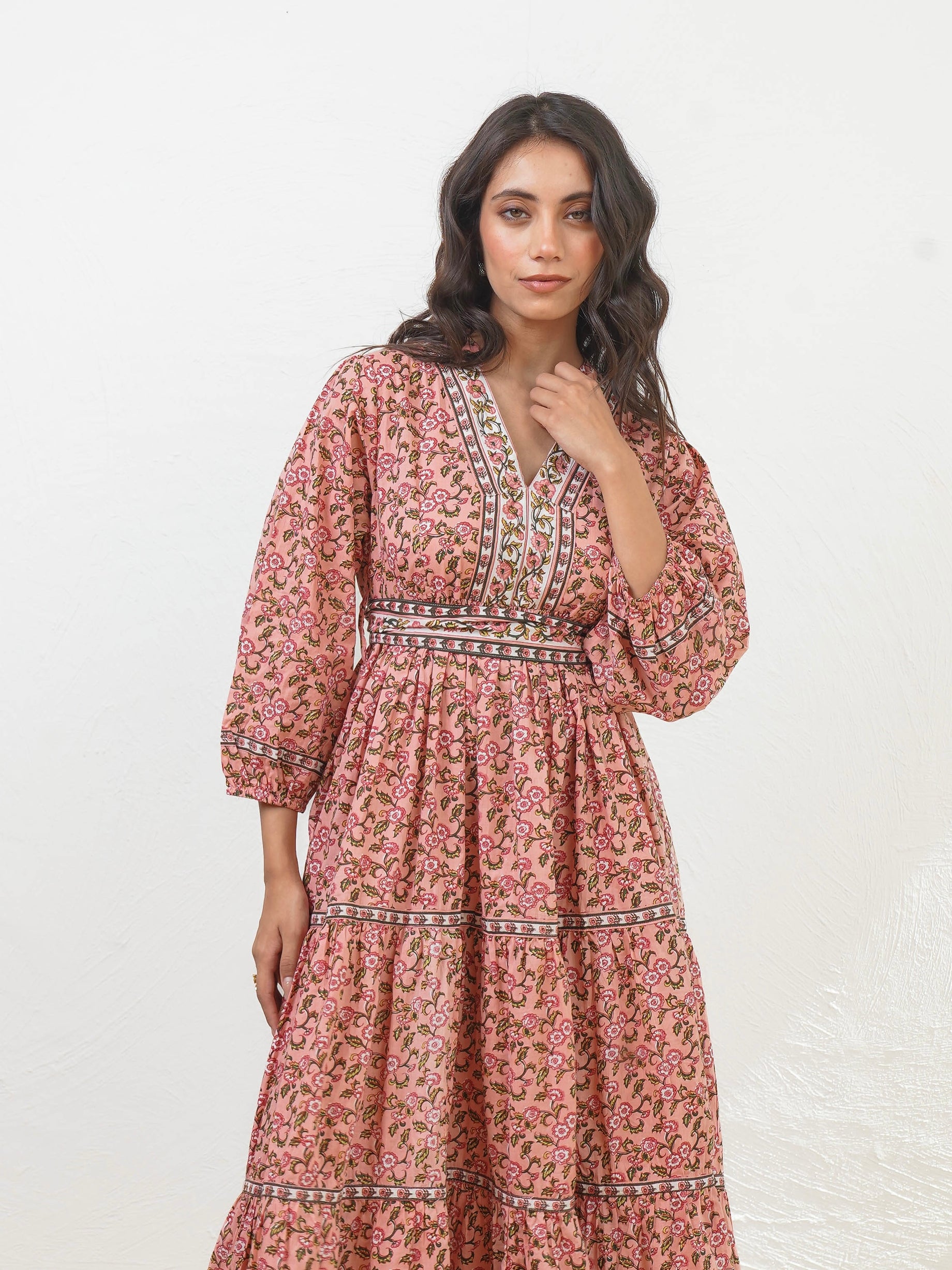 Kayla pink Dress