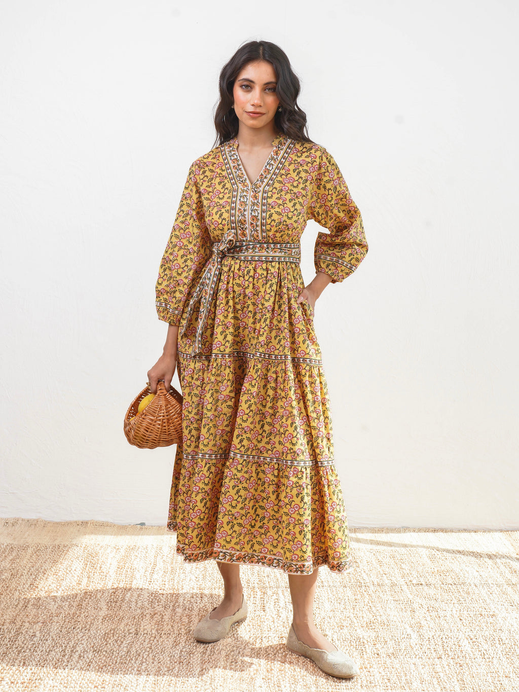 Jenna  yellow Dress