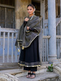 Black Heavy Gota Work Anarkali Suit Set