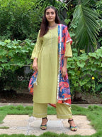 Pistachio Paisley Suit set