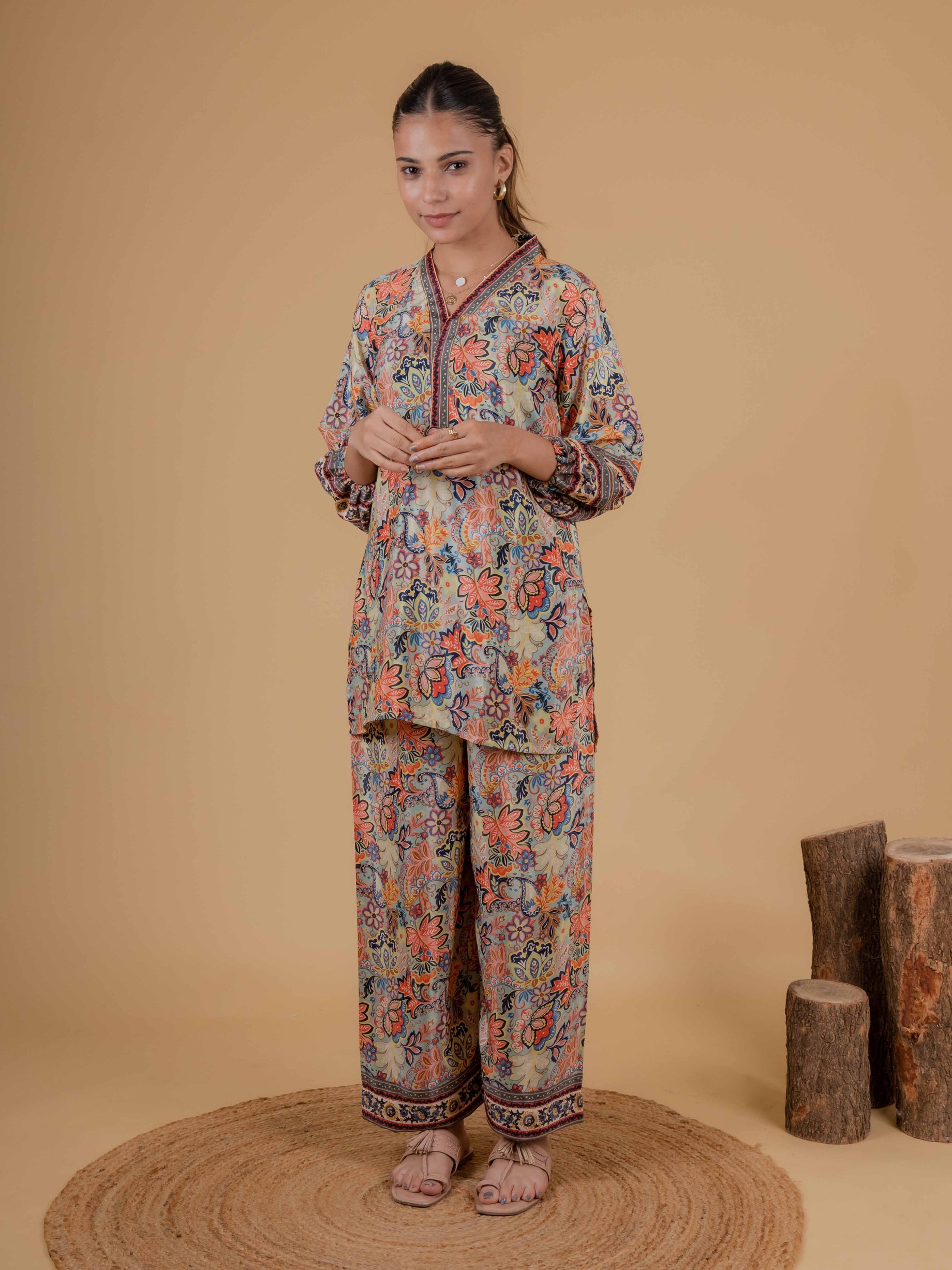 Multi Color Co-ord set