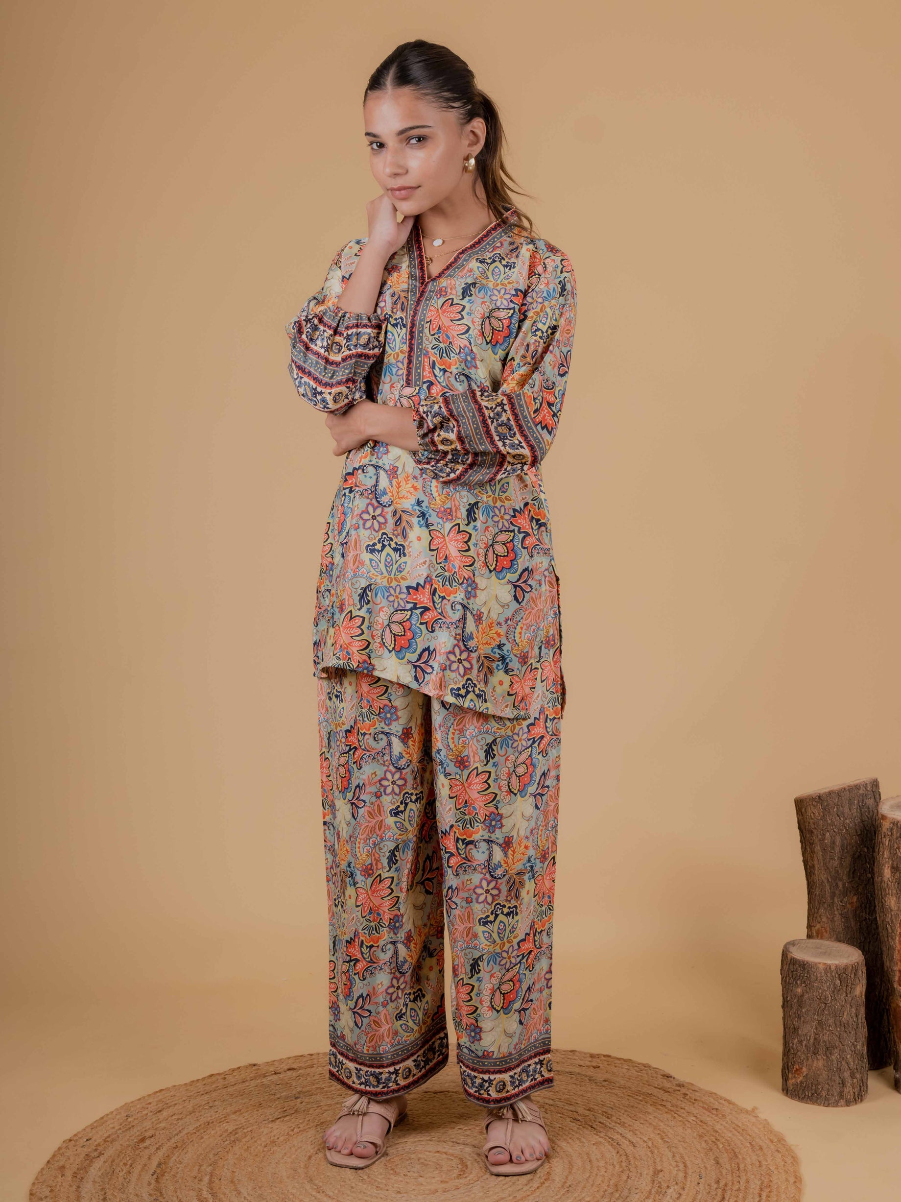 Multi Color Co-ord set