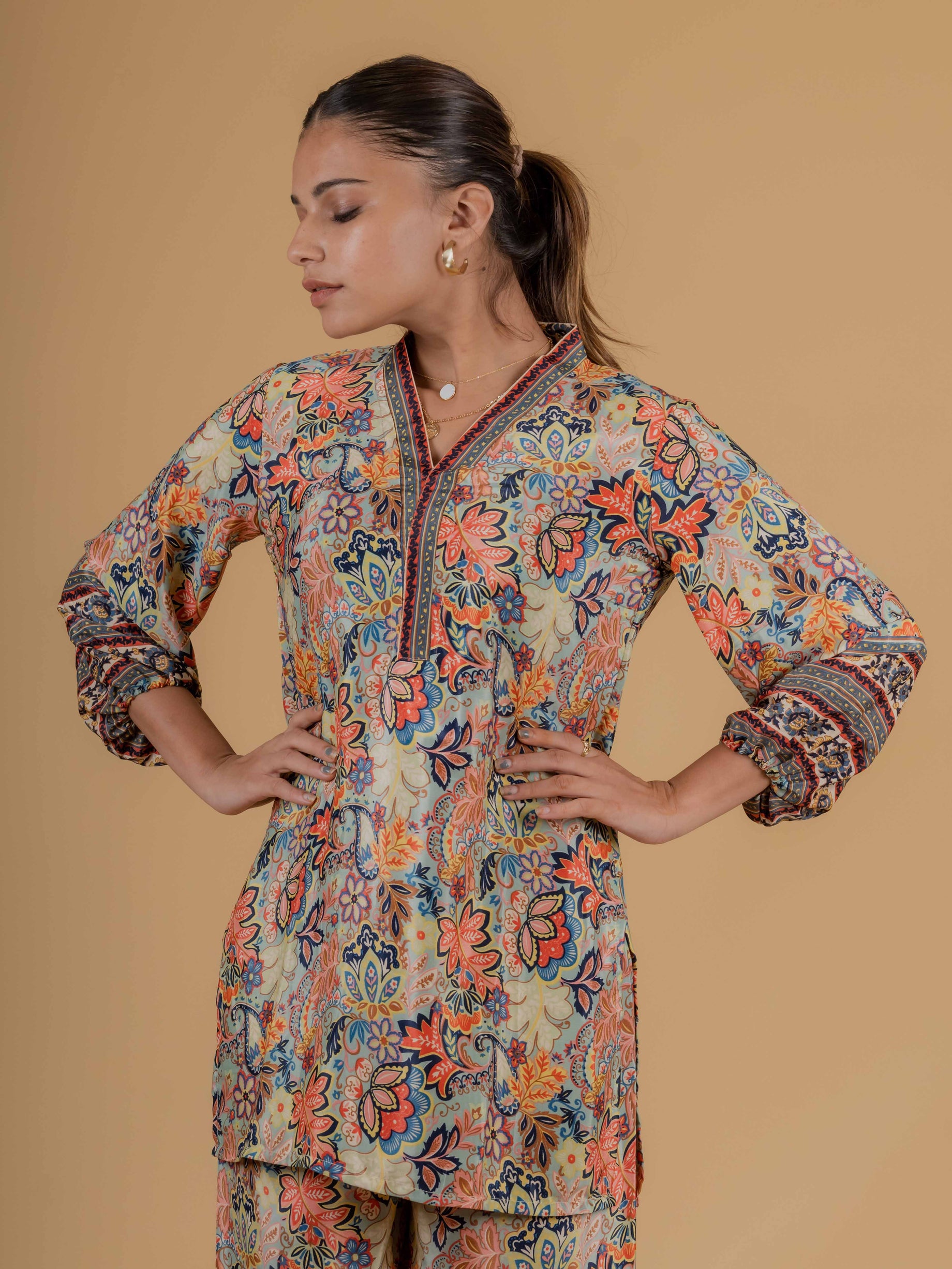 Multi Color Co-ord set